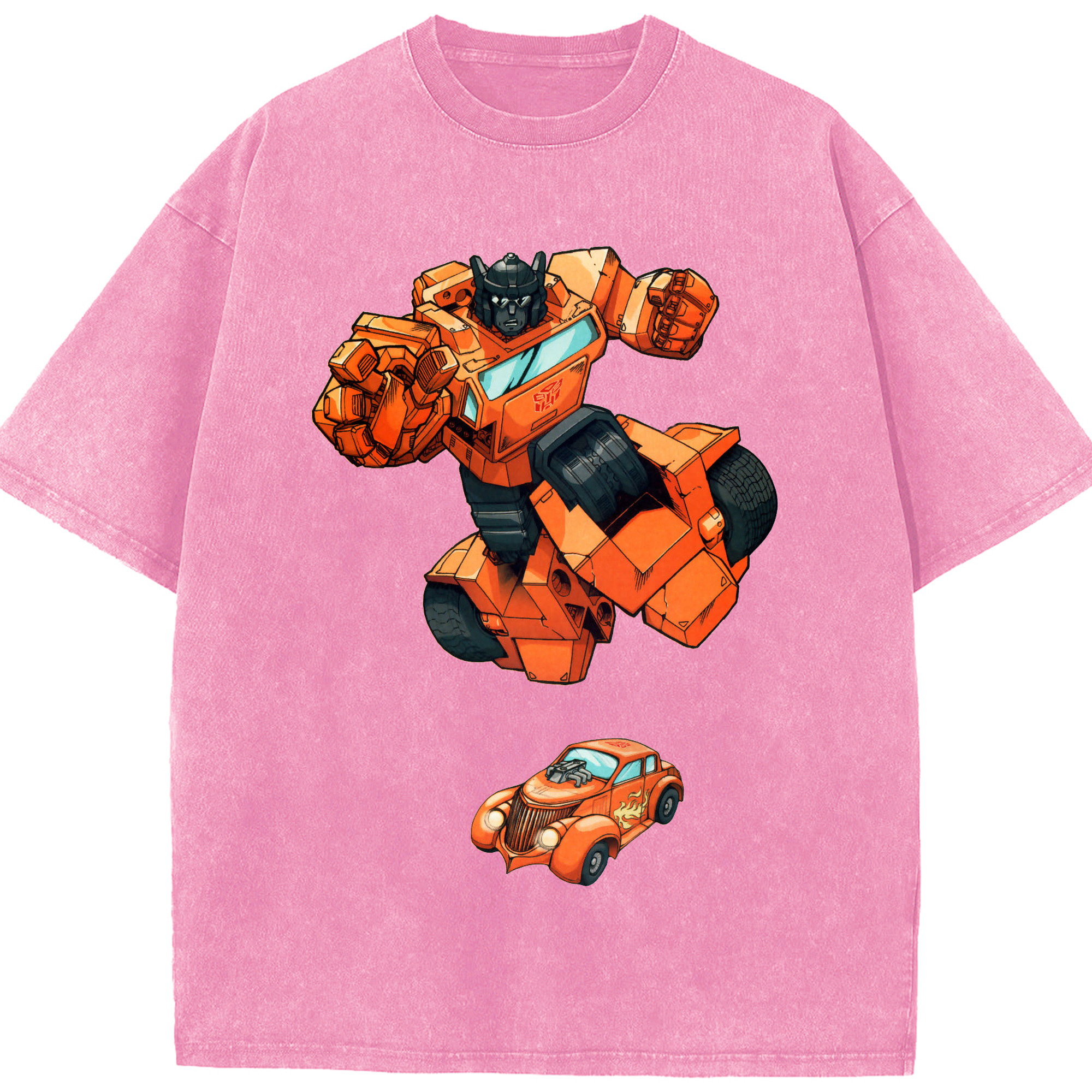 （画像用）  綿100% ヴィンテージ風 半袖Tシャツ（フロントプリント）